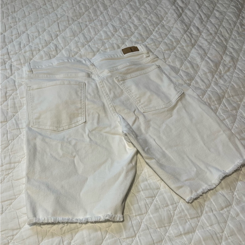White Denim Shorts - Picture 5 of 7